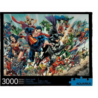 AQUARIUS Puzzle Svět DC Comics 3000 dílků