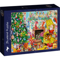 BLUEBIRD Puzzle Veselé Vánoce z 50. let 1000 dílků