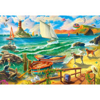 CASTORLAND Puzzle Víkend u moře 1000 dílků