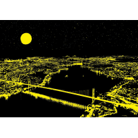 ART PUZZLE Svítící puzzle Tři mosty, Bospor 1000 dílků
