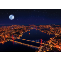ART PUZZLE Svítící puzzle Tři mosty, Bospor 1000 dílků