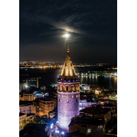 ART PUZZLE Svítící puzzle Galatská věž 1000 dílků