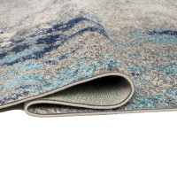 Moderní kusový koberec SPRING Splash - tyrkysový