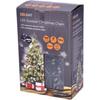 LED venkovní vánoční řetěz - 100 LED - 8 funkcí - časovač