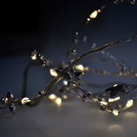 LED řetěz řetízek s dekoracemi - 20 LED - řetěz