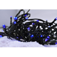 LED vánoční řetěz - 20 LED - modré světlo