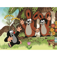 DINO Obrázkové kostky Krtek a přátelé, 12 kostek