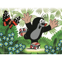 DINO Obrázkové kostky Krtek a zvířátka, 12 kostek
