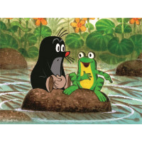 DINO Obrázkové kostky Krtek a zvířátka, 12 kostek