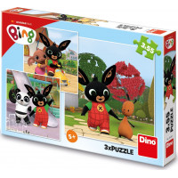 DINO Puzzle Bing si hraje 3x55 dílků