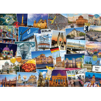EUROGRAPHICS Puzzle Světoběžník - Berlín 1000 dílků