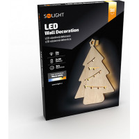 LED nástěnná dekorace vánoční stromek