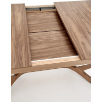 Jídelní stůl ADAM - 160(240)x100x77 cm - rozkládací - ořech americký