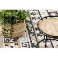 Kusový koberec Cooper Sisal Aztec 22218 ecru/black