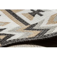 Kusový koberec Cooper Sisal Aztec 22218 ecru/black