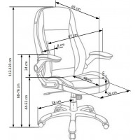 Kancelářská židle SASHA - bílá
