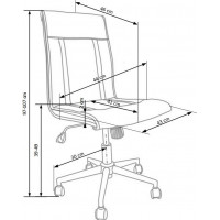 Kancelářská židle ROLI - šedá