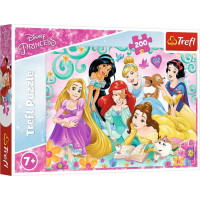 TREFL Puzzle Šťastný svět princezen 200 dílků