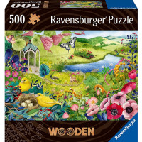 RAVENSBURGER Dřevěné puzzle Divoká zahrada 500 dílků