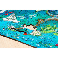RAVENSBURGER Dřevěné puzzle Kouzelný les 500 dílků