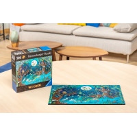 RAVENSBURGER Dřevěné puzzle Kouzelný les 500 dílků