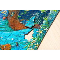 RAVENSBURGER Dřevěné puzzle Kouzelný les 500 dílků