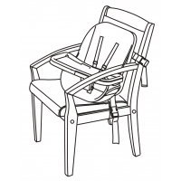 LIONELO Jídelní židlička Mona Stone 4v1
