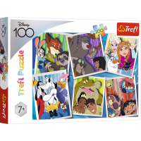 TREFL Puzzle Disney 100 let: Postavičky Disney 200 dílků