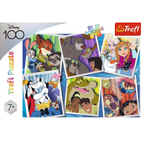 TREFL Puzzle Disney 100 let: Postavičky Disney 200 dílků