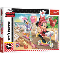 TREFL Puzzle Minnie Mouse: Na pláži 200 dílků