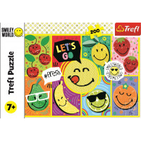 TREFL Puzzle Smiley: Šťastný Smiley 200 dílků