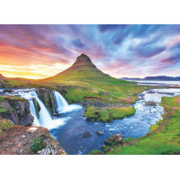 EUROGRAPHICS Puzzle Vodopád Kirkjufell, Island 1000 dílků