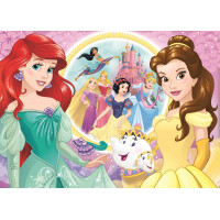 TREFL Třpytivé puzzle Disney princezny 100 dílků