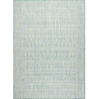 Kusový koberec Sion Sisal Aztec 22184 green/blue/ecru