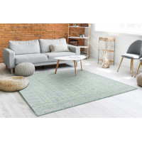 Kusový koberec Sion Sisal Aztec 22184 green/blue/ecru