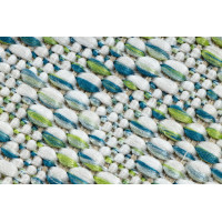 Kusový koberec Sion Sisal Aztec 22184 green/blue/ecru