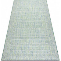 Kusový koberec Sion Sisal Aztec 22184 green/blue/ecru