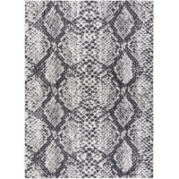 Kusový koberec Sion Sisal Snake`s skin 22162 ecru/black