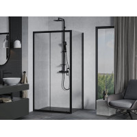 Sprchový kout MEXEN APIA - 90x80 cm - BLACK