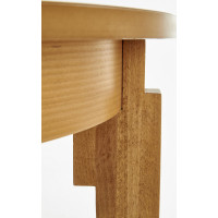 Jídelní stůl SEBASTIAN - 100(200)x100x77 cm - rozkládací - dub medový