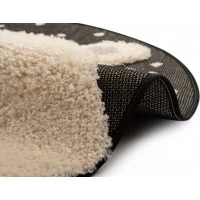 Dětský kusový koberec Vini 103917 Black Cream