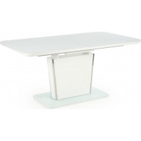Jídelní stůl LEON 160(200)x90x76 cm - rozkládací - bílý
