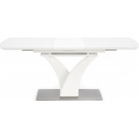 Jídelní stůl PHILIP - 140(180)x80x75 cm - rozkládací - bílý