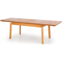 Jídelní stůl LORENZO - 160(250)x90x78 cm - rozkládací - dub medový