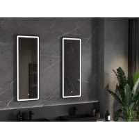 Obdélníkové zrcadlo MEXEN CORO 45x120 cm - s LED podsvícením a vyhříváním, 9817-045-120-611-70