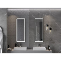 Obdélníkové zrcadlo MEXEN CORO 45x120 cm - s LED podsvícením a vyhříváním, 9817-045-120-611-70