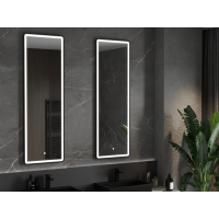 Obdélníkové zrcadlo MEXEN CORO 50x150 cm - s LED podsvícením a vyhříváním, 9817-050-150-611-70