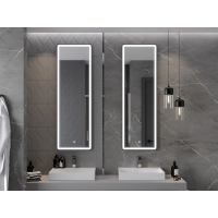 Obdélníkové zrcadlo MEXEN CORO 50x150 cm - s LED podsvícením a vyhříváním, 9817-050-150-611-70