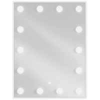 Obdélníkové zrcadlo MEXEN DONA 60x80 cm - s LED podsvícením a vyhříváním, 9818-060-080-611-00