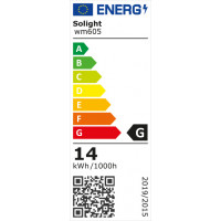 LED světelný pás, 5m, SMD5050 60LED/m, 14,4W/m, IP65, teplá bílá